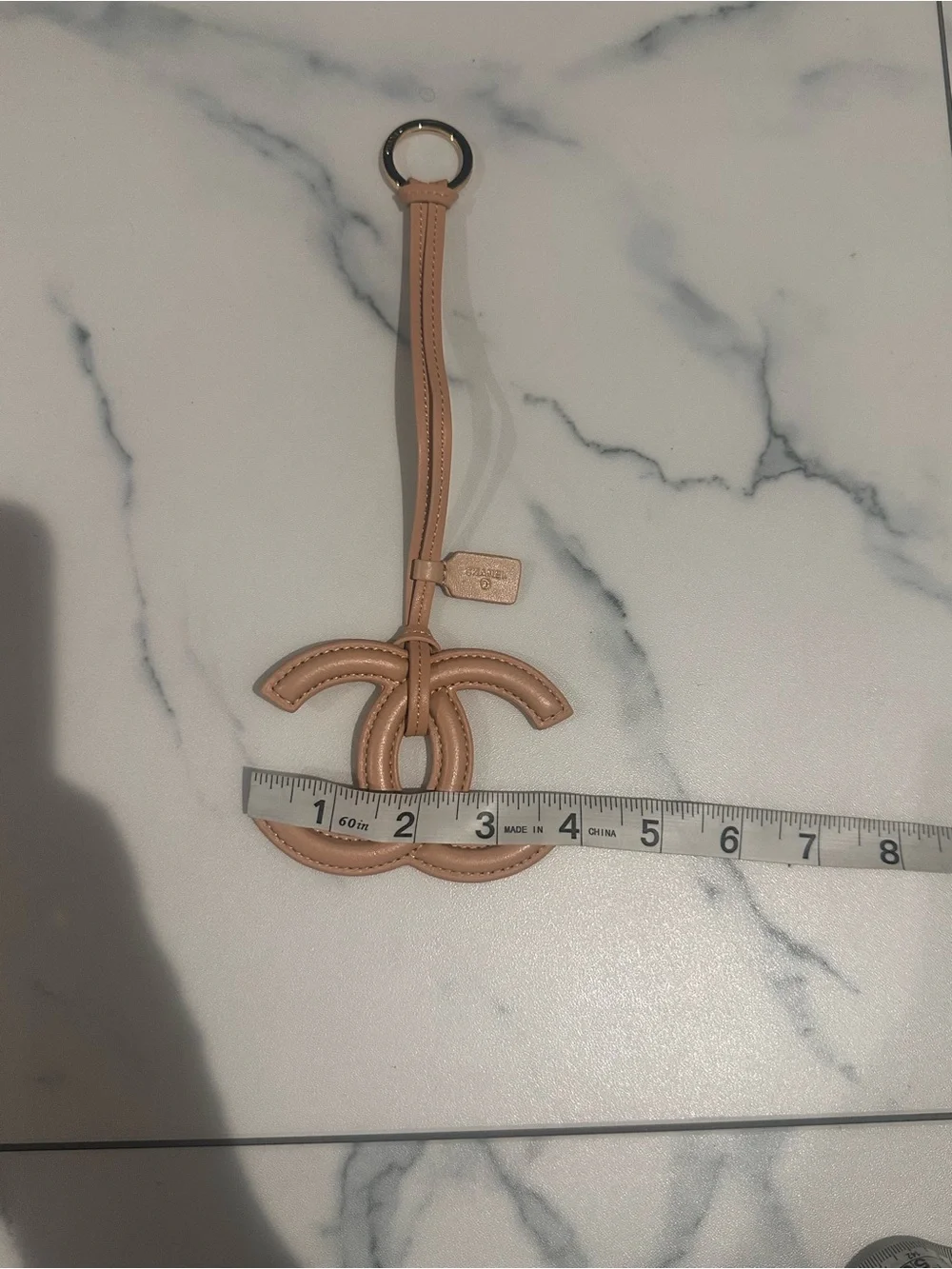 Chanel cc bag charm keychain